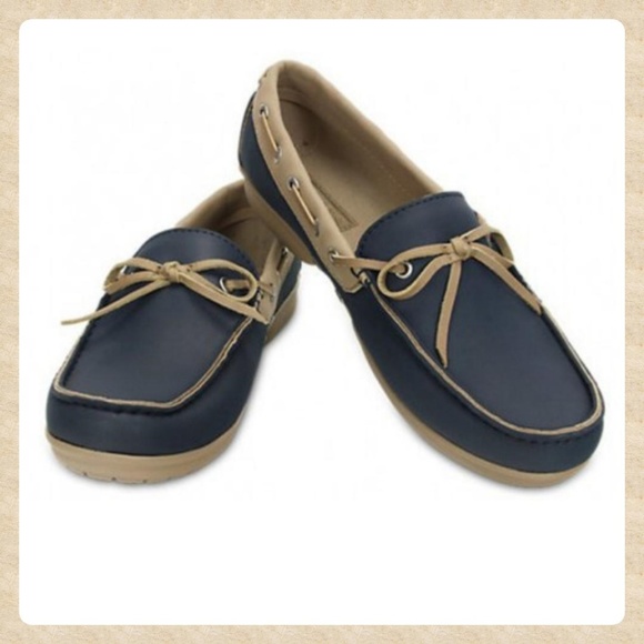 crocs boat shoes